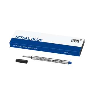 1 Rollerball Capless System Refill, Royal Blue – Medium