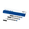 3 Rollerball Small Refills, Royal Blue – Medium