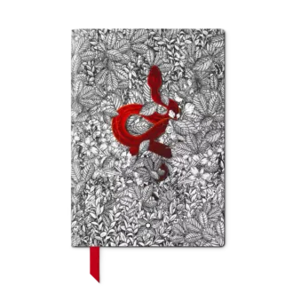 Anteckningsbok #146 liten, The Legend of Zodiac, the Snake, grå – linjerad