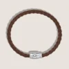 Armband Small, mjukt läder, Fauve Brown