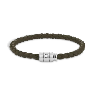 Armband Small, mjukt läder, khaki