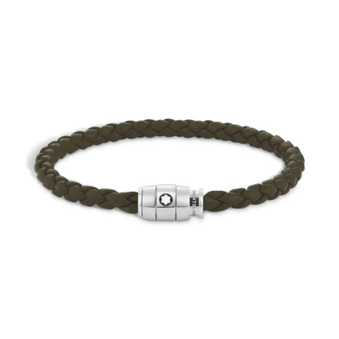 Armband Small, mjukt läder, khaki