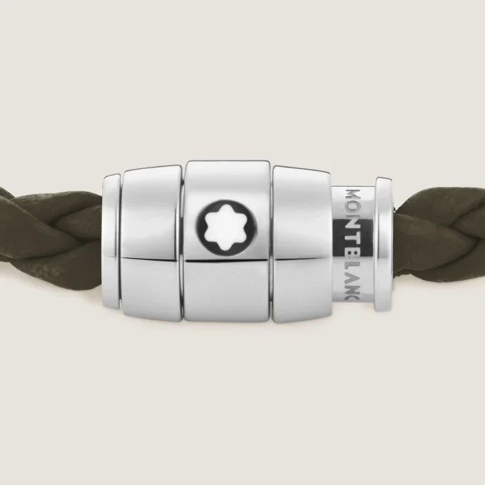 Armband Small, mjukt läder, khaki