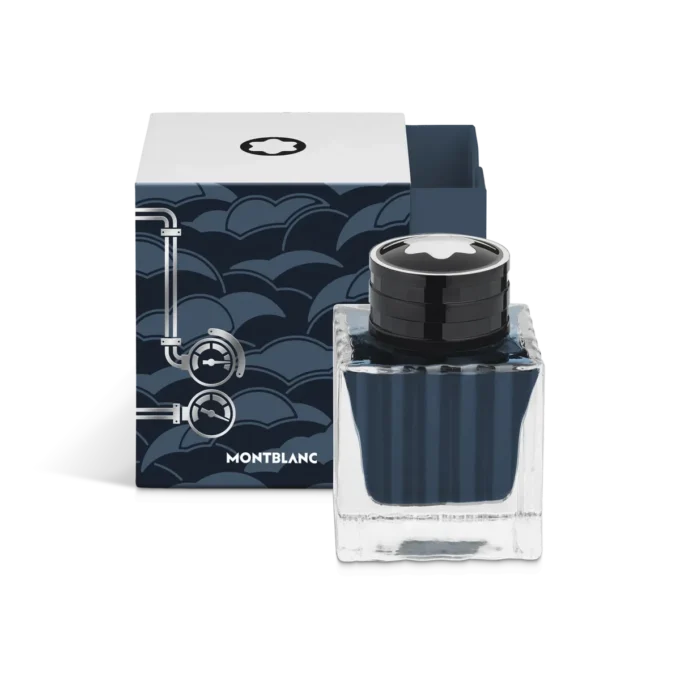 Bläckflaska, Meisterstück Around the World in 80 Days, Coal Blue – 50 ml