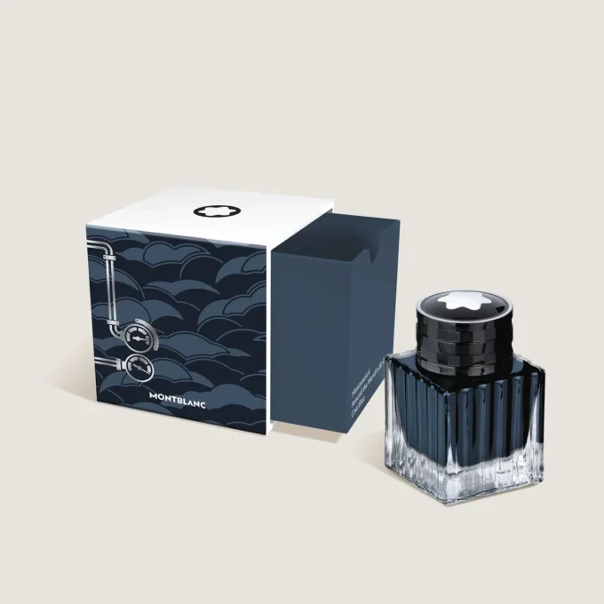 Bläckflaska, Meisterstück Around the World in 80 Days, Coal Blue – 50 ml