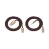 Brunt kabelset för Montblanc MB 01-hörlurar