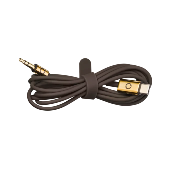 Brunt reseset för Montblanc MB 01-hörlurar