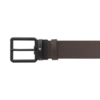 Brunt/svart 35 mm vändbart läderbälte
