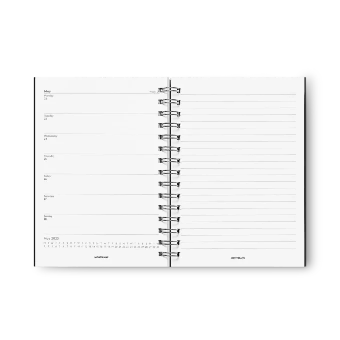 Envelope Notebook Refill #146 liten, svart – Kalender 18 månader