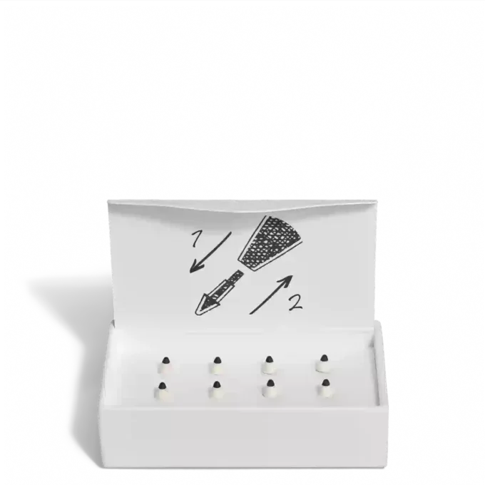 Matta ersättningsspetsar för Montblanc Digital Pen i färgen Ivory