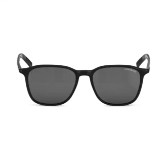 Fyrkantiga solglasögon med svart acetatbåge