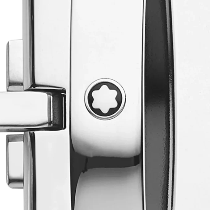 Hästskoformad spänne sfumato brittiskt grönt 35 mm läderbälte