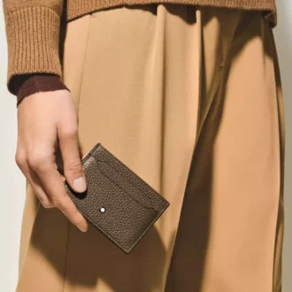 Kortficka i kornat läder 5cc