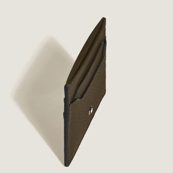 Kortficka i kornat läder 5cc