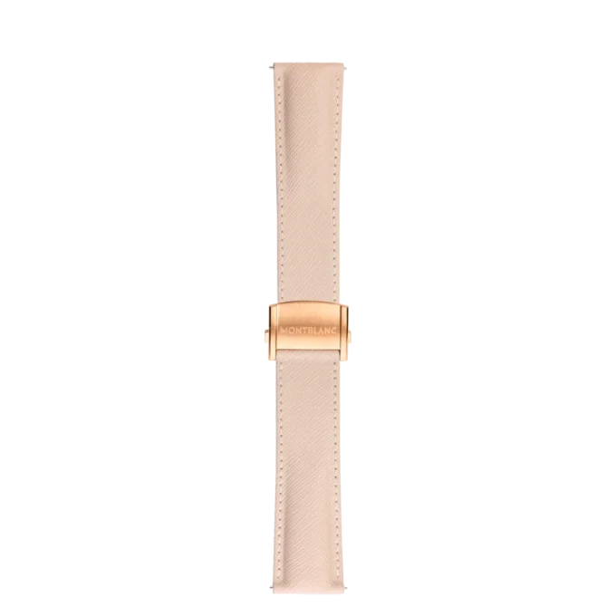 Krämfärgad läderrem