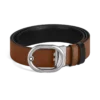 L’Ovale 35 mm vändbart bälte i skräddarsytt läder