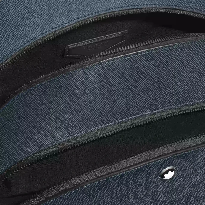 Medelstor ryggsäck i sartorial-läder med 3 fack