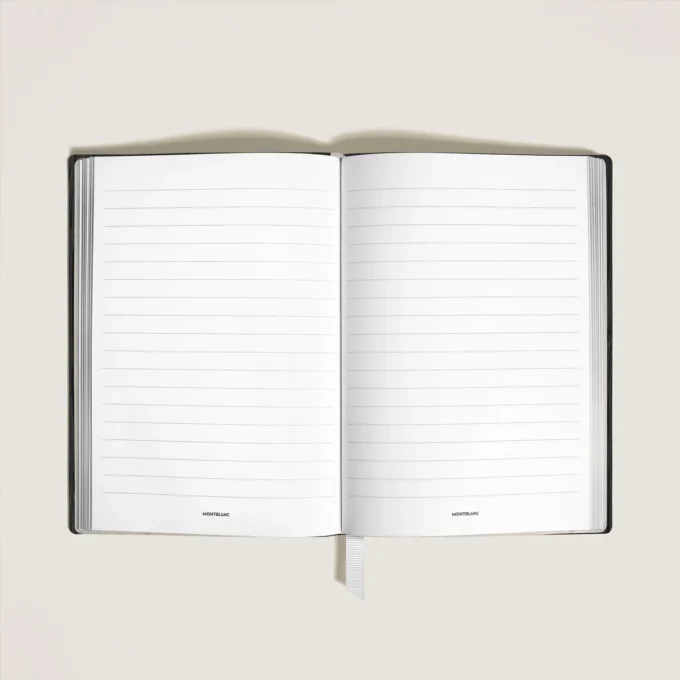 Medium anteckningsbok i Corteccia-läder, linjerade sidor