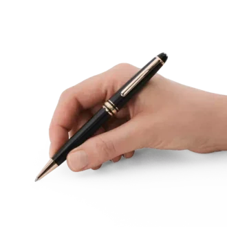 Meisterstück Classique kulspetspenna med roséguldbeläggning