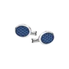 Meisterstück manschettknappar Oval Steel Lacquer