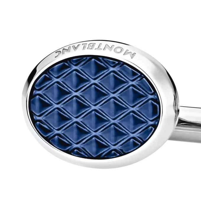 Meisterstück manschettknappar Oval Steel Lacquer