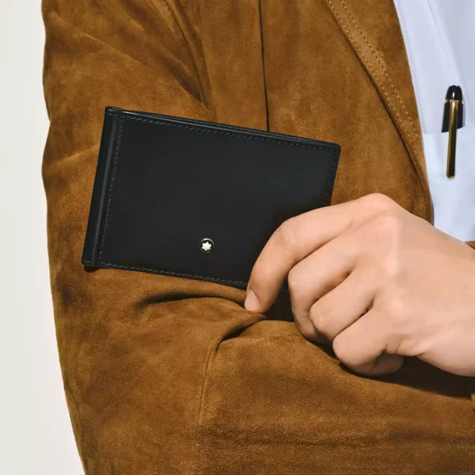 Meisterstück plånbok 6cc med sedelklämma