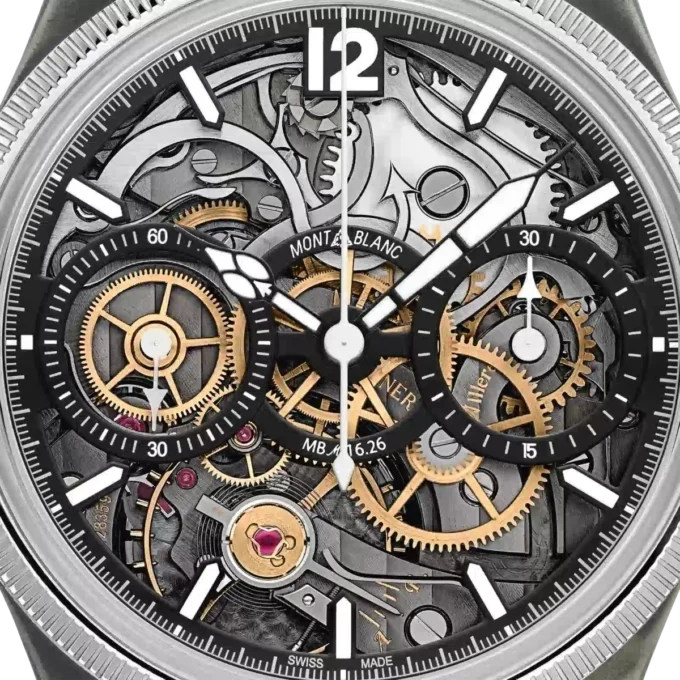 Montblanc 1858 The Unveiled Secret Minerva Monopusher Chronograph Limited Edition – 88 exemplar Montblanc 1858 The Unveiled Secret Minerva Monopusher Chronograph Limited Edition – 88 exemplar