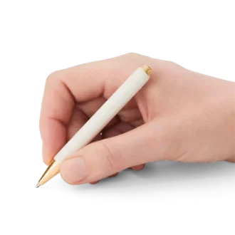 Montblanc Heritage Rouge et Noir ”Baby” Special Edition elfenbensfärgad kulspetspenna