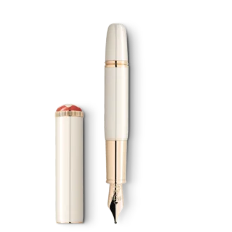Montblanc Heritage Rouge et Noir ”Baby” Special Edition Ivory-färgad reservoarpenna F
