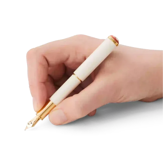 Montblanc Heritage Rouge et Noir ”Baby” Special Edition Ivory-färgad reservoarpenna