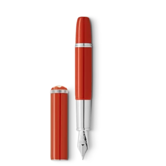 Montblanc Heritage Rouge et Noir ”Baby” Special Edition korallfärgad reservoarpenna F