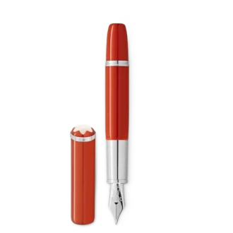 Montblanc Heritage Rouge et Noir ”Baby” Special Edition korallfärgad reservoarpenna M