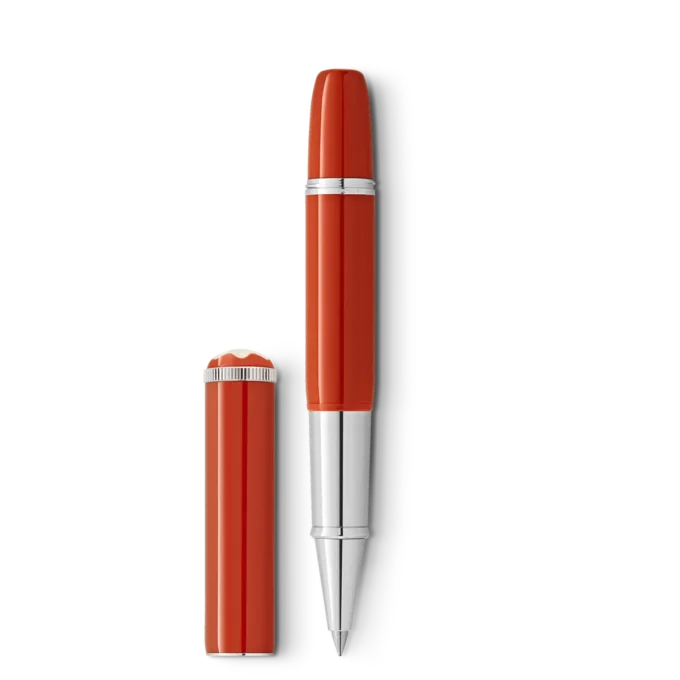 Montblanc Heritage Rouge et Noir ”Baby” Special Edition korallfärgad rollerball