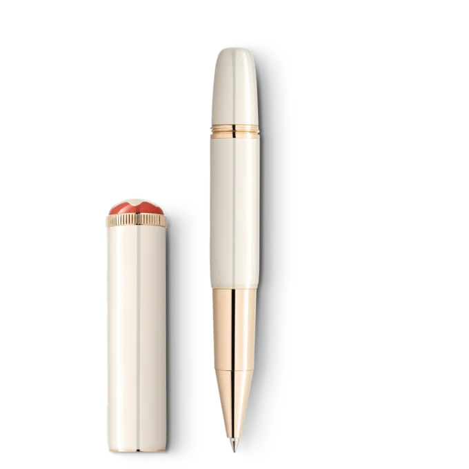 Montblanc Heritage Rouge et Noir ”Baby” Special Edition Rollerball i elfenbensfärg