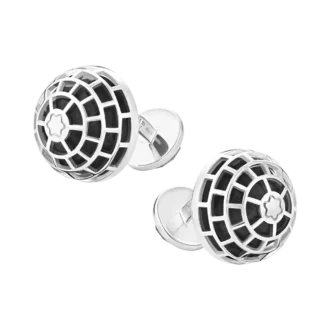 Montblanc Meisterstück manschettknappar med onyxsten