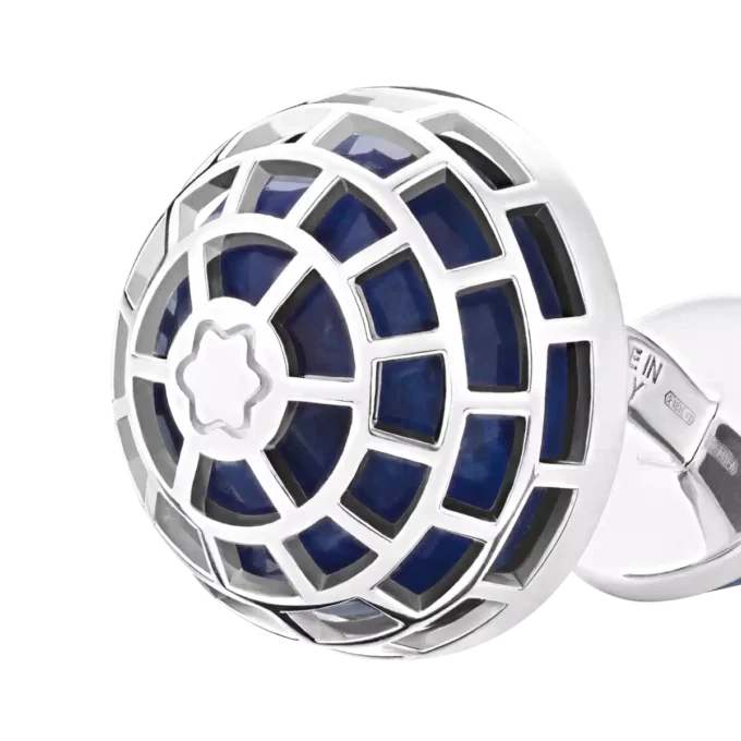 Montblanc Meisterstück manschettknappar med sodalitsten