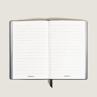 Notebook Large, Saffiano-läder, blå – linjerade sidor