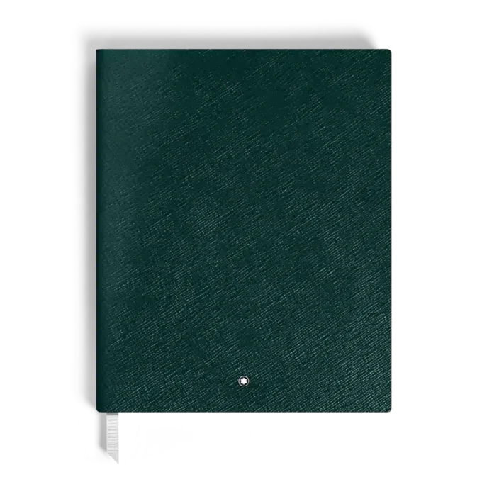 Notebook Large, Saffiano-läder, brittiskt grönt – linjerade sidor