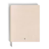 Notebook Large, Saffiano-läder, Cloudy Beige – linjerade sidor