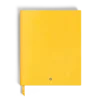 Notebook Large, Saffiano-läder, Modena Yellow – linjerade sidor