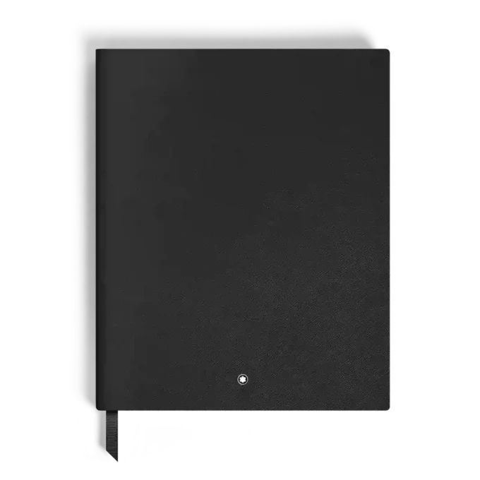 Notebook Large, Saffiano-läder, svart – blanka sidor