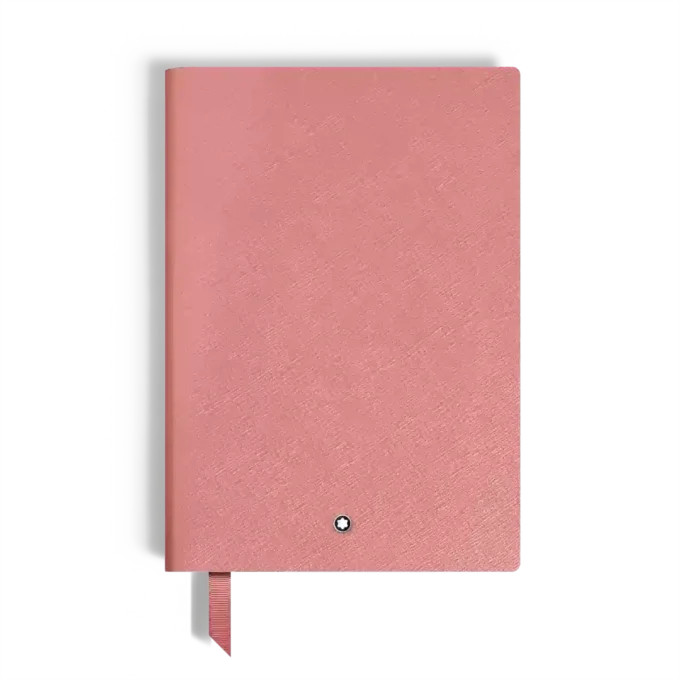 Notebook Medium, Saffiano-läder, Blush – Linjerade sidor