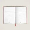 Notebook Medium, Saffiano-läder, Blush – Linjerade sidor