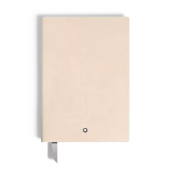Notebook Medium, Saffiano-läder, Cloudy Beige – linjerade sidor