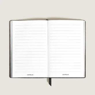 Notebook Small, krokodilprägling, svart – linjerade sidor