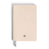 Notebook Small, Saffiano-läder, Cloudy Beige – Linjerade sidor