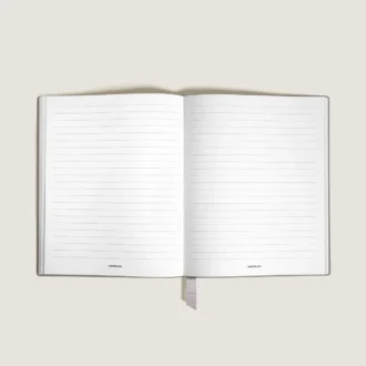 Notebook Small, Saffiano-läder, Cloudy Beige – Linjerade sidor