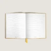 Notebook Small, Saffiano-läder, Modena Yellow – Linjerade sidor