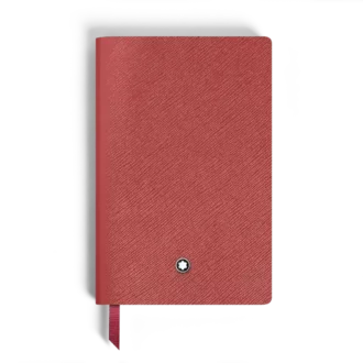 Notebook Small, Saffiano-läder, röd – blanka sidor