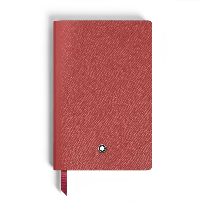 Notebook Small, Saffiano-läder, röd – blanka sidor